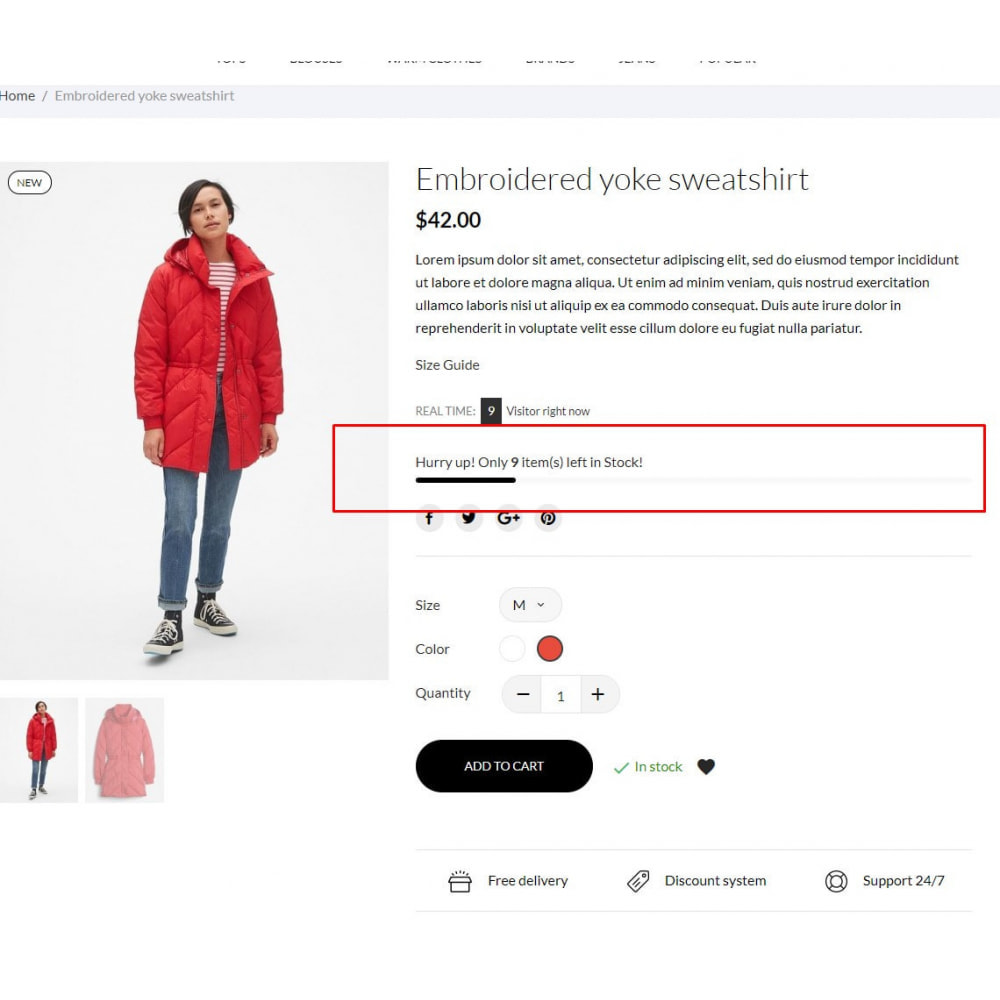 hurry up prestashop cartstack retention tool
