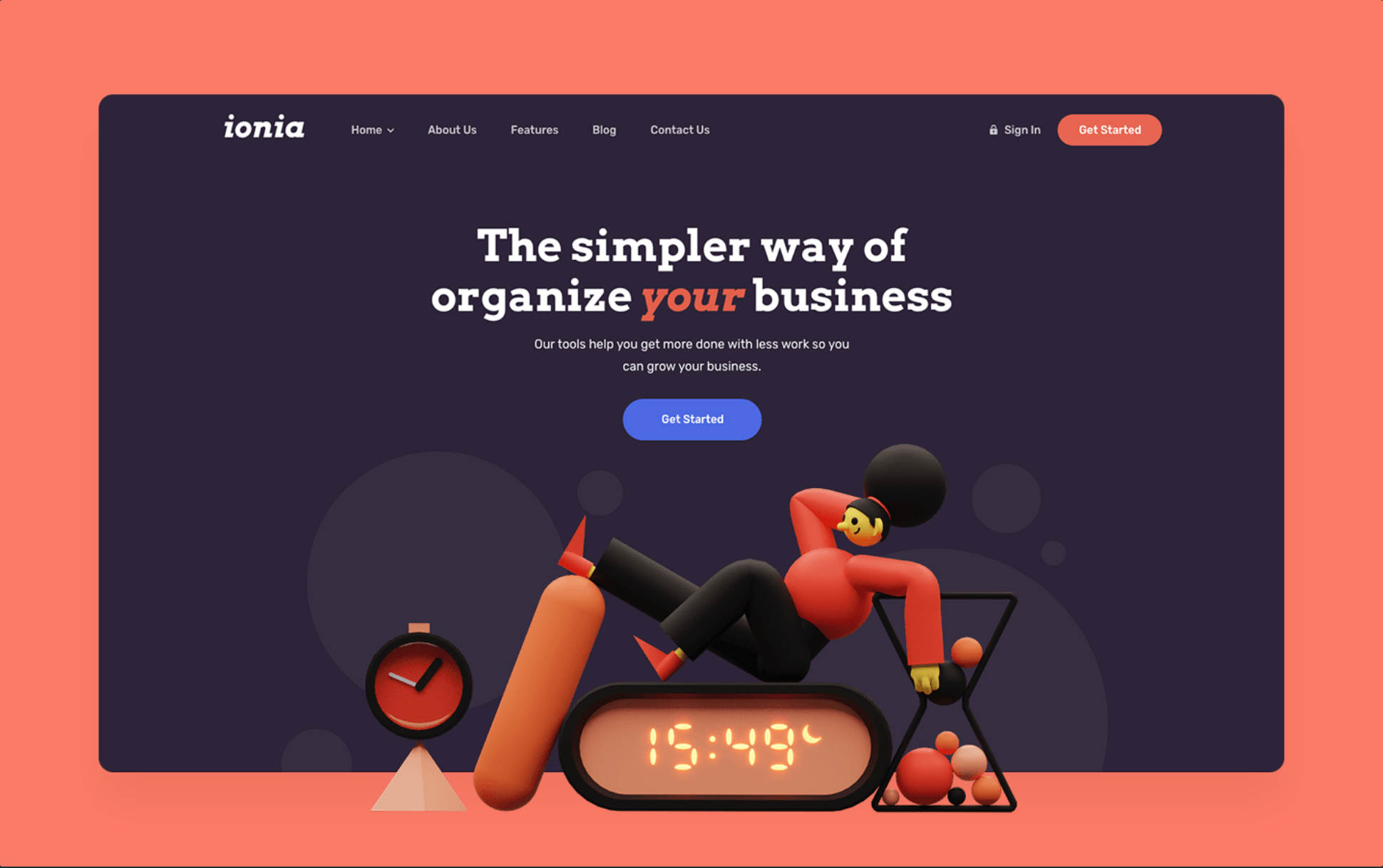 webflow template example - ecommerce