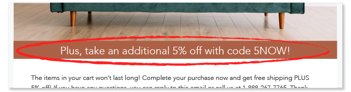 cart abandonment high converting email example cartstack recovery campaign