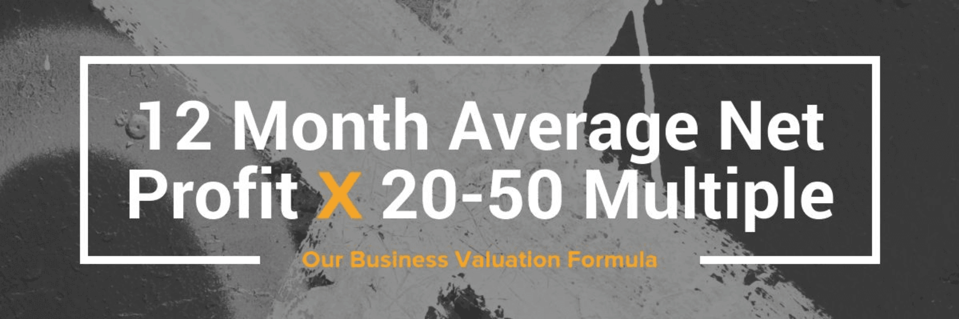 ecommerce business valuation formula