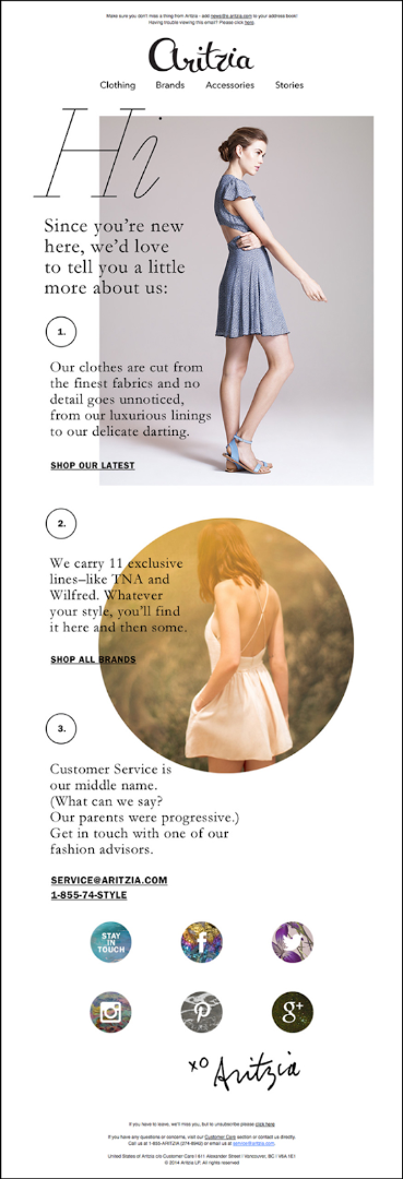 storytelling winback email ecommerce