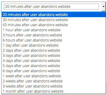 cartstack-browse abandonment emails-scheduling